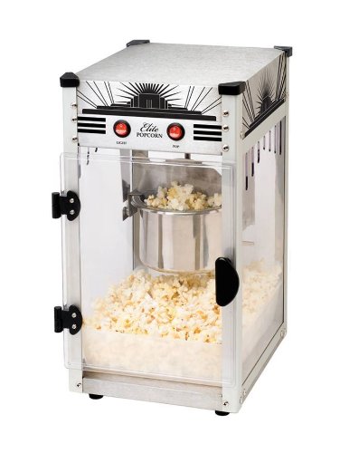 "Maxi-Matic EPM-250SS 2.5-Ounce Kettle Popcorn Popper Machine, Stainless Steel"