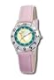 Disney Kids' D030S401 Tinker Bell Time Teacher Pink Leather Strap Watch