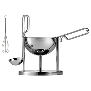 Menu Saucette With Candle, Whisk and Ladle by 