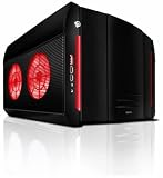 NZXT ROGUE CS-NT-ROGUE-SRED Micro ATX Mid Tower Computer Case (Black Aluminum)