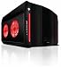 PC Hardware : NZXT ROGUE CS-NT-ROGUE-SRED Micro ATX Mid Tower Computer Case (Black Aluminum)