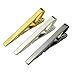 NewSilkRoad Gun black, Gold, Silver Concise Classic Tie Clip,3Pcs Set