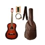 Beginner 38" Coffee Color Guitar with Carrying Bag and Accessories
