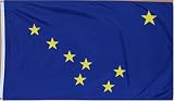Large New 3x5 Alaskan Flag US USA State Alaska Flags
