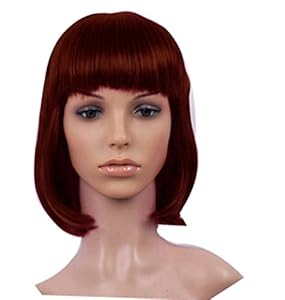 Children Performing High Temperature Wire Wig Bobo Head Wig Color - Brown