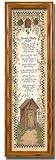 Country Bath Rules Decor Outhouse Wall Framed Print
