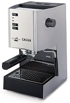 Gaggia 97001 Coffee Deluxe Espresso Machine with Automatic Milk Frother, Silver