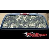 Camoflage 22 x 65 - Rear Window Graphic Truck SUV decal tint film truck by FireStorm