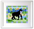 Wild Animals Framed Print by Olive Kids (GORILLA)