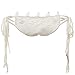 Fanala Sexy Women Bandeau Lace Crochet Bikini Set Push Up Bra Swimwear