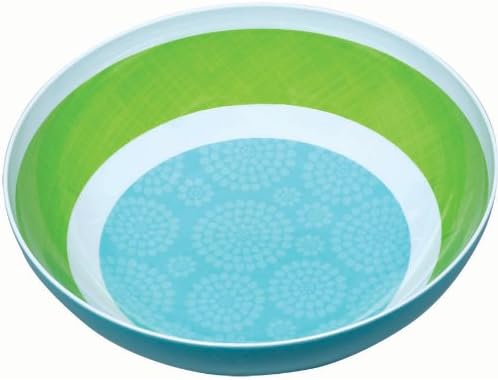 Amscan - Blue and Green Large Round Printed Bowl