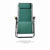 Padded Lounge Lizard Folding Recliner - Green