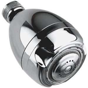 Chrome 2.0 GPM Water Saving Massage Showerhead