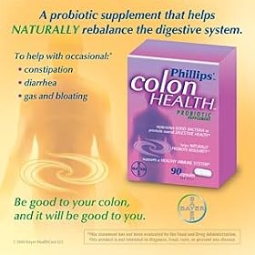 Phillips' Colon Health Probiotic Supplement - 90 Capsules