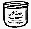 Jarden 00500 1/2 Pint Wide Mouth Canning Jars