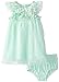 Nannette Baby Girls' Pleated Organza Dress with Rouched Bodice