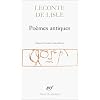 Po�mes antiques