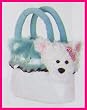 Ganz Love to Go Purse Pets - Molly the White Terrier