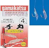 がまかつ(Gamakatsu) チカ仕掛オーロラハゲ皮 白金 4号-0.6 13243