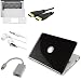 For Macbook® Pro 13 Bundles Black Hard Case+Clear Skin KB Shield+10Ft HDMI Cable