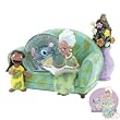 Disney Lilo and Stitch Sofa Romance Snowglobe w/ Pin (Ltd Ed 500)