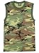 CAMO - Woodland Camo - Military Gear - Kids Camo Muscle Shirt