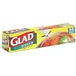 Glad Open Mouth Twist Tie Storage Bags, 1 Gallon, 100-Count Bags, Case of 12 (1200 Bags)