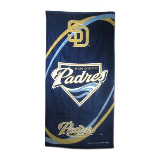 MLB Baseball SD San Diego Padres Beach Towel ~ Can Be Used As a Bath Towel