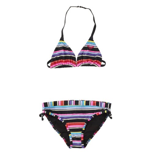 Roxy M&auml;dchen Bikini Multico Stripes Lowrider Tie Sides, nbr, 176, XMTSM083- Preisvergleich
