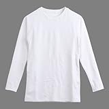 【限界価格★挑戦中】【NANOMIX(ナノミックス)】メンズ メタボ改善ウェア シンプル無地長袖Tシャツ(ホワイ