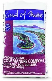 COAST OF MAINE S1 Compost Cow Manure Organic Soil Builder, 1 Cubic Feet (Discontinued by Manufacturer) by TV Non-Branded Items