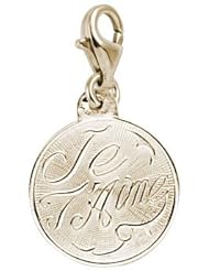Rembrandt Charms Je TAime Charm with Lobster Clasp