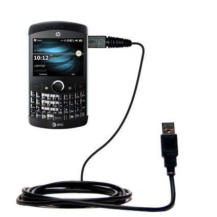 Classic Straight USB Cable for the HP iPAQ Glisten with Power Hot Sync and Charge capabilities - uses Gomadic TipExchange Technology
