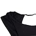 chinatera Women Sexy Lace Open Butt Backless Panties Thongs Lingerie Underwear (Black)