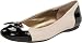 Bandolino Women's Woundup Flat,Off White/Black,7 M US