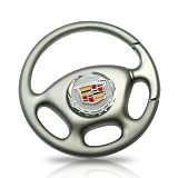 Cadillac 3D Logo Steering Wheel Key Chain by LFI