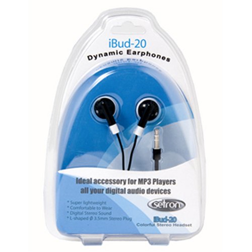Childrens Toyshop  Electronics : Setron Earphones for iPod/MP3 - Black