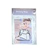 Clear-Vue Frosted Cosmetic Purse Style Bag with Handles and Adjustable Shoulder Strap