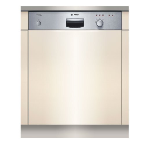 Bosch SGI33E25EU Teilintegrierbarer Geschirrsp&uuml;ler / AAA / 12 L / 1.05 kWh / 59.8 cm / Edelstahl / 3 Programme / AquaStopp