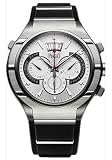 Piaget GOA34001 Piaget Polo FortyFive Silver Dial Rubber Men's Automatic Chronograph, Two Time Zones Watch