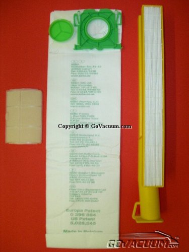 Sebo 5827ER X Series HEPA Service Box Vacuum Bags (8 bags + 2 filters)