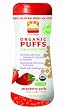 HAPPYBABY Organic Puffs, Strawberry,  6 - 2.1-Ounce Containers
