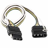 4-Wire Flat Trailer Light Extension - 48in. Length