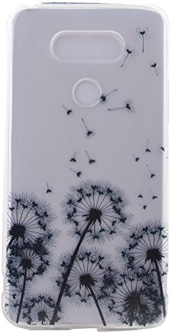 G5 Case,LG G5 Soft Tpu Case, "HTD CASE"[Slim Fit] [Scratch Resistant] Hybrid TPU Bumper Hard Back Clear Case With A "Anti-dust Stopper" for LG G5 (Dandelion)