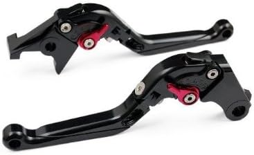 USF-271 Adjustable CNC Folding Extendable Motorcycle Brake and Clutch Levers for KTM 125 Duke 200 Duke 390 Duke 2012-2014-Black