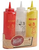 Condiment Squeeze Bottle Set