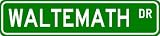 WALTEMATH Street Sign ~ Personalized Family Lastname Sign ~ Gameroom, Basement, Garage Sign Novelty** ALUMINUM METAL