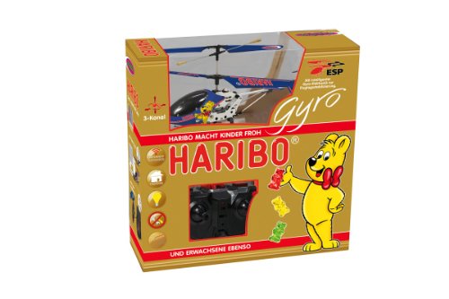 Imagen 4 de Jamara 30340 Haribo® - Mini-helicóptero radio control con luz (control remoto con 3 canales, cargador integrado) [importado de Alemania]
