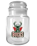 NBA Milwaukee Bucks 31-Ounce Glass Candy Jar - Primary Logo
