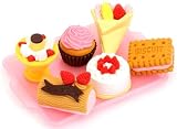 Iwako erasers cake ice cream 6 pieces setIMAGE